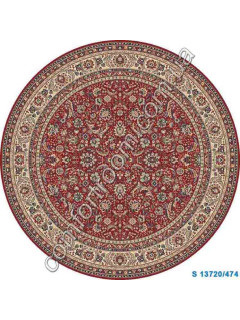 Ковер Kasbah 13720-474 red Круг